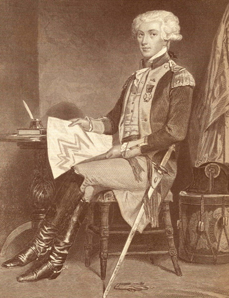 The Marquis de La Fayette.
