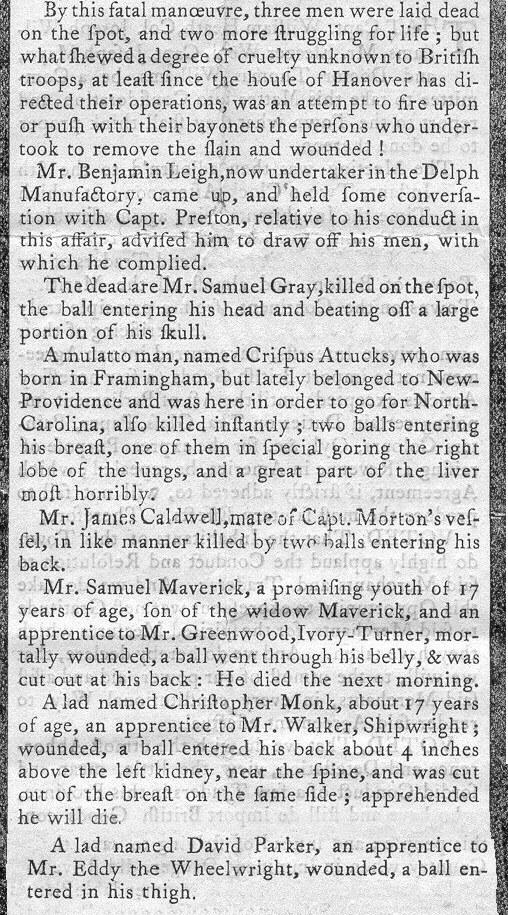 Account of the Boston Massacre - Page 3