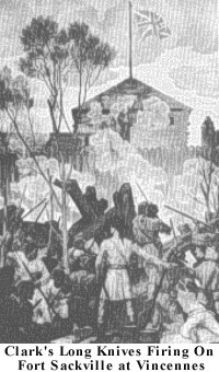 Firing on Fort Sackville at Vincennes