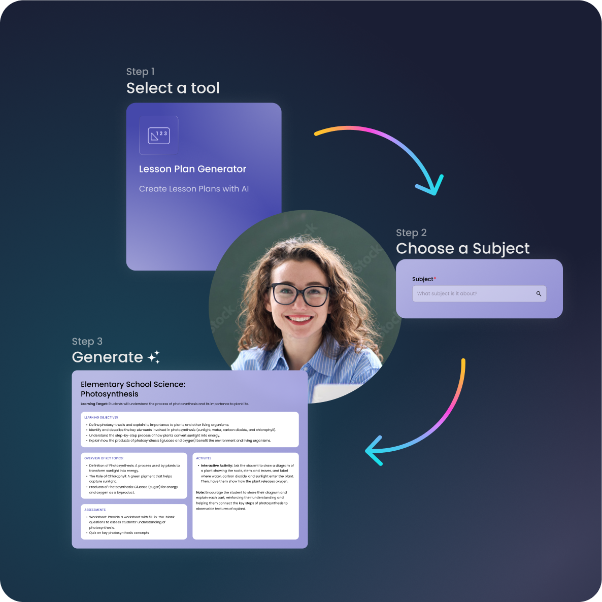 Student in headphones engaging in an online class with a tutor.